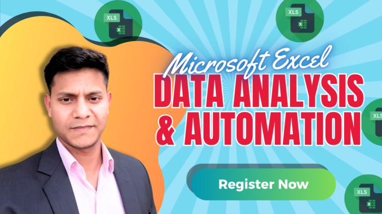 Advanced Certificate Course in Microsoft Excel – Data Analysis & Automation