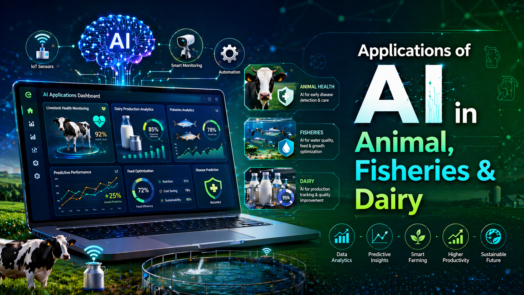 Applications of AI in Animal, Fisheries & Dairy